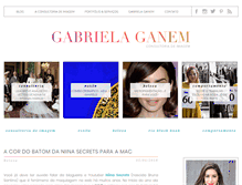 Tablet Screenshot of gabrielaganem.com